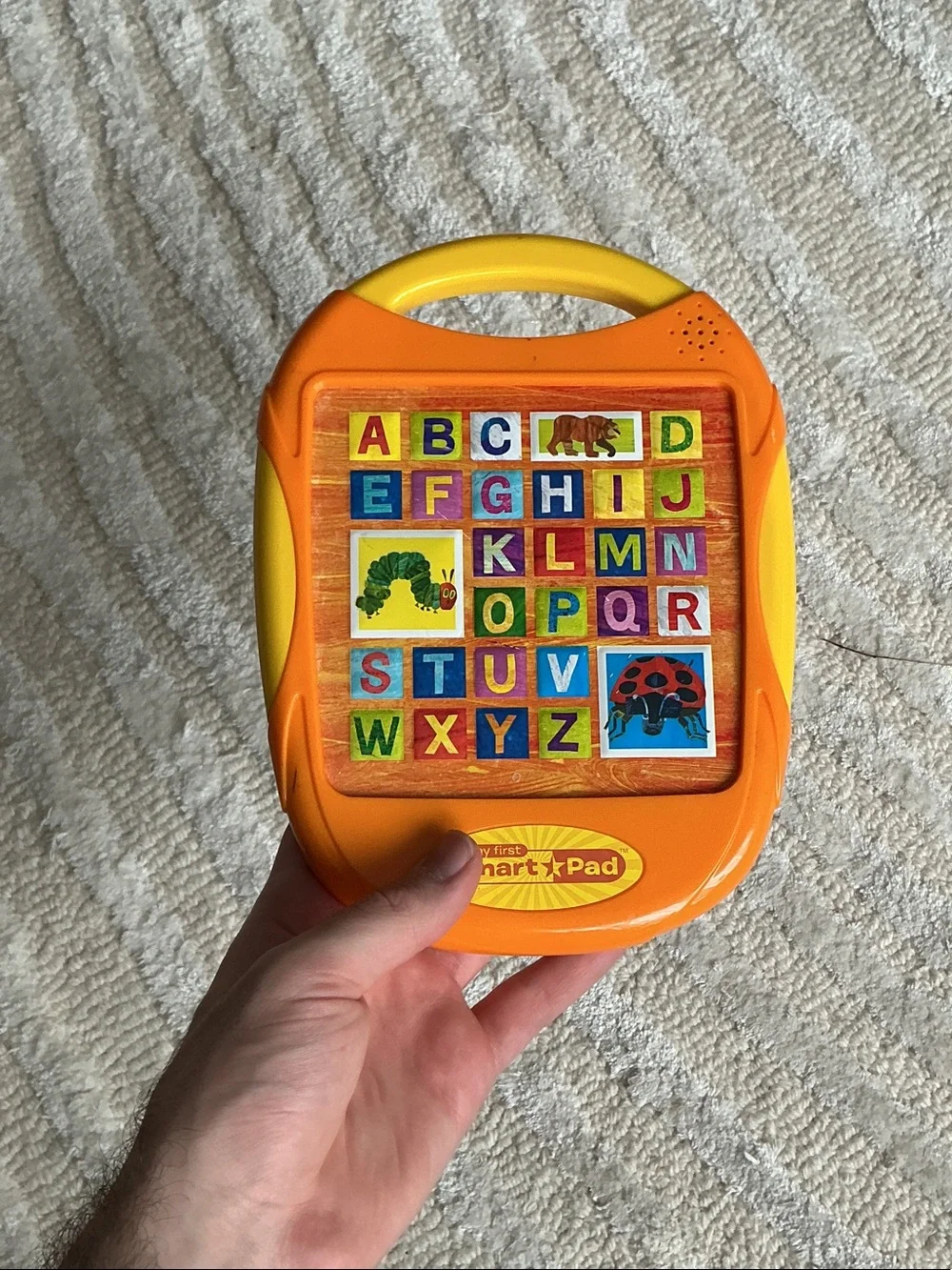 - Orange and Yellow Alphabet Learning Toy